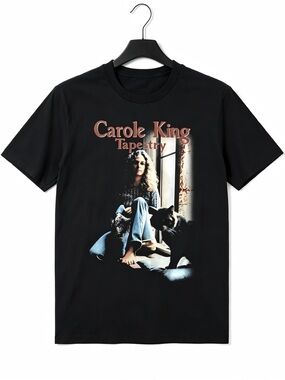 Carole King Tapestry Album Graphics Womens Mens T-shirt Unisex